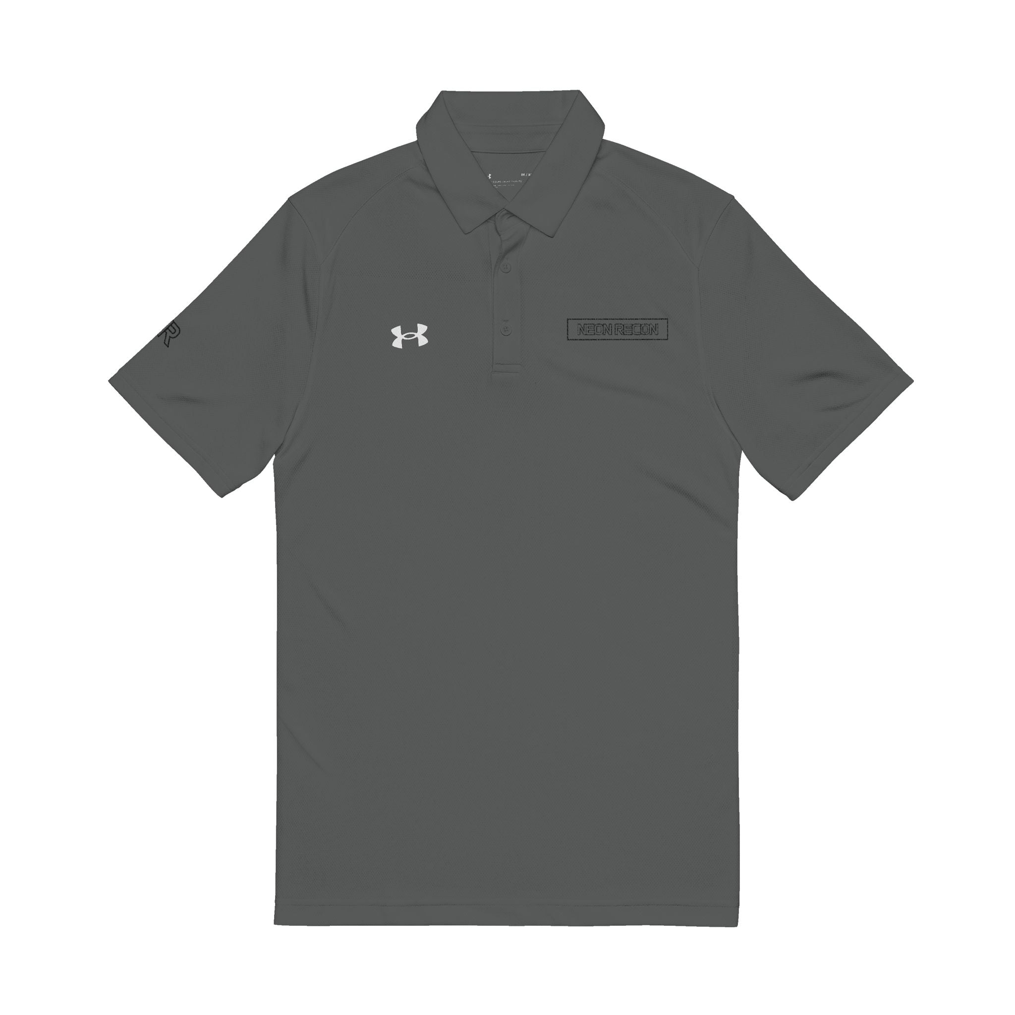 Men's Embroidered UA Polo Shirt, Black Logo